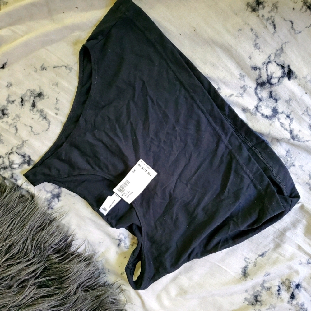 NWT American Apparel black cropped tanks